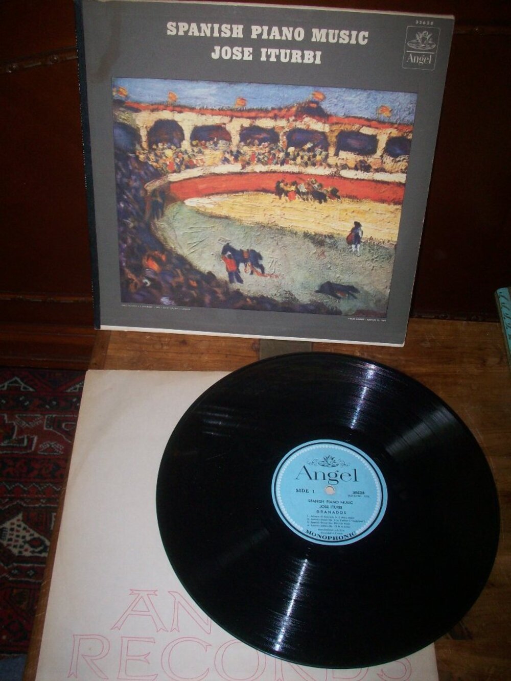 JOSE ITURBI SPANISH PIANO MUSIC ANGEL Records 35628 Vinyl LP USA